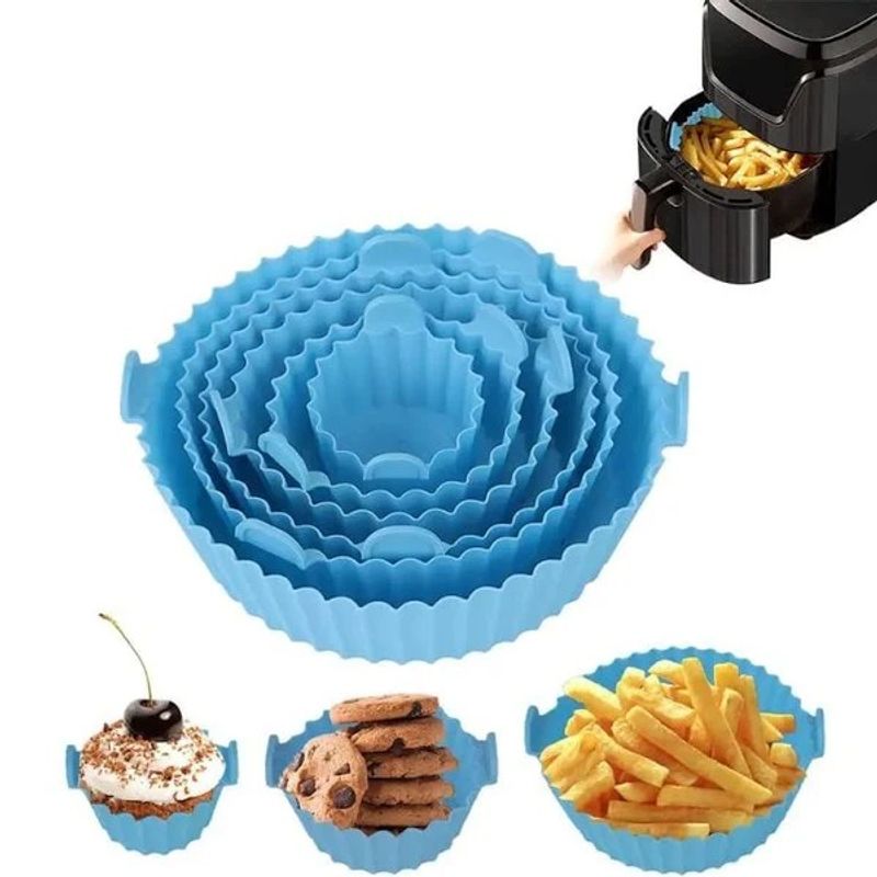 GENERICO - Set X6 Molde Silicona Freidora Aire Protector AirFryer