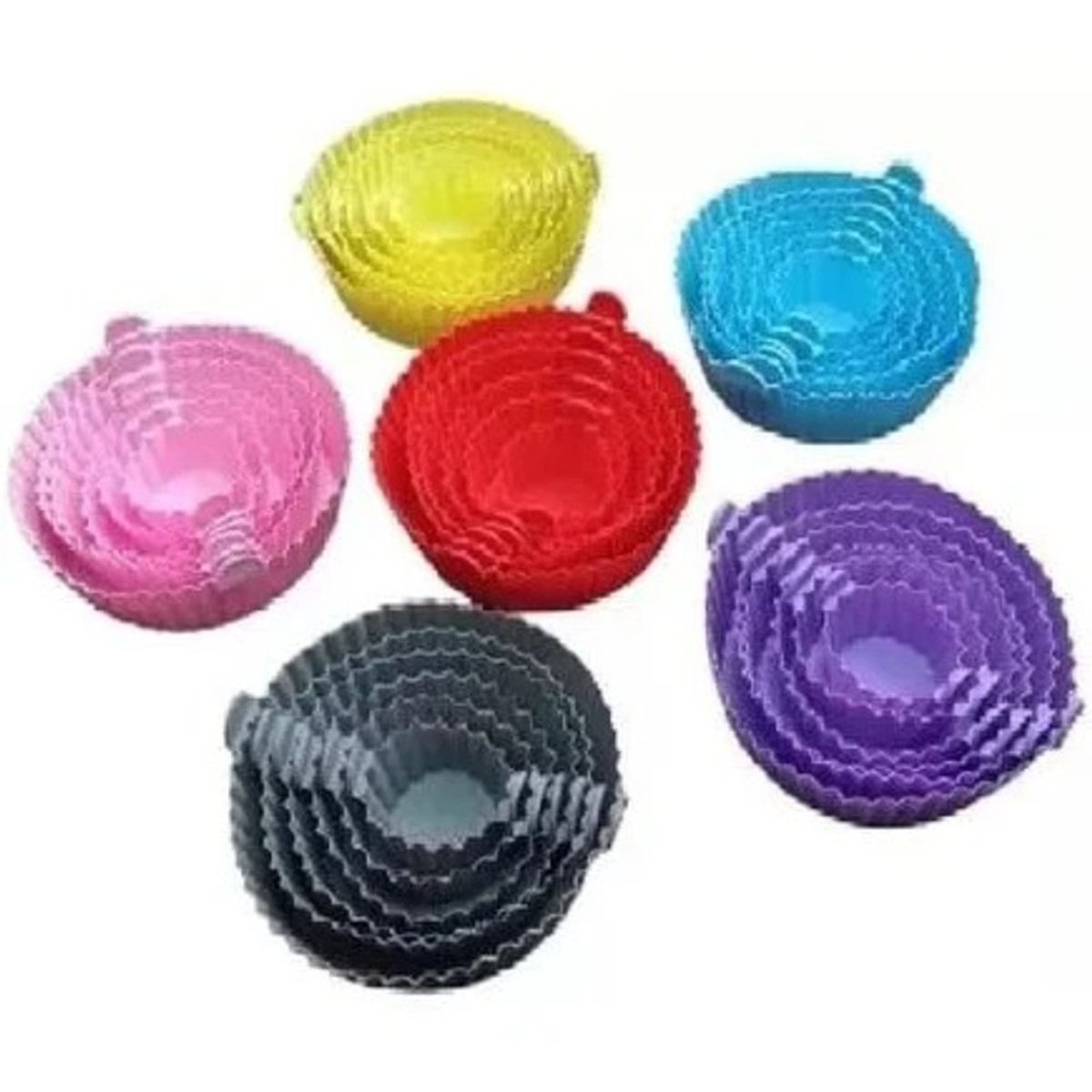 GENERICO - Set X6 Molde Silicona Freidora Aire Protector AirFryer