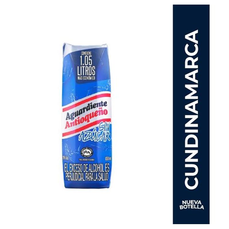 ANTIOQUEÑO - Aguardiente Antioqueño SA Azul 1050Ml