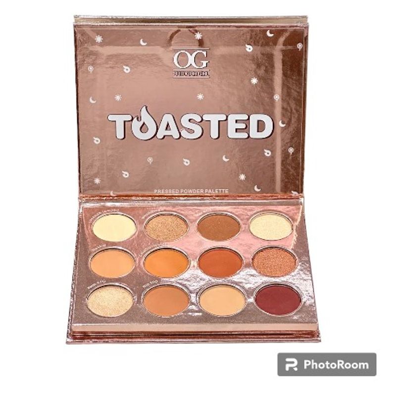 GENERICO - PALETA DE SOMBRAS TOASTED  OG X12