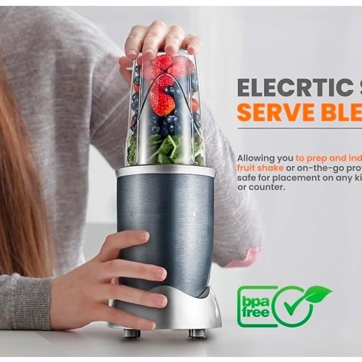 PRIME - Licuadora batidos extractor personal nutri blender prime 1000 watts