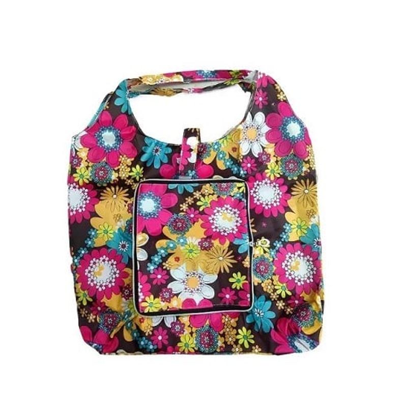 GENERICO - Bolsa Plegable Playera Compras Mercado Reutilizable