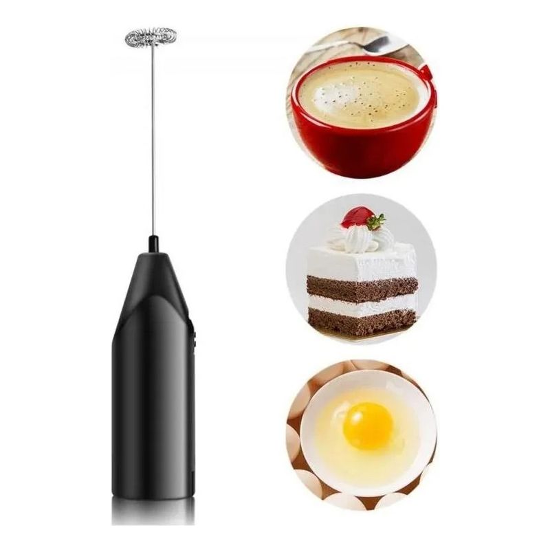 IMPORTACIONES UNIVERSO - Batidor Eléctrico Manual Leche Crema Espuma A Pilas Aa Color