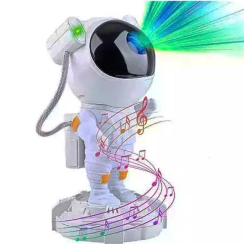 GENERICO - Astronauta Proyector Rgb Led Luces Galaxia Lámpara Parlante