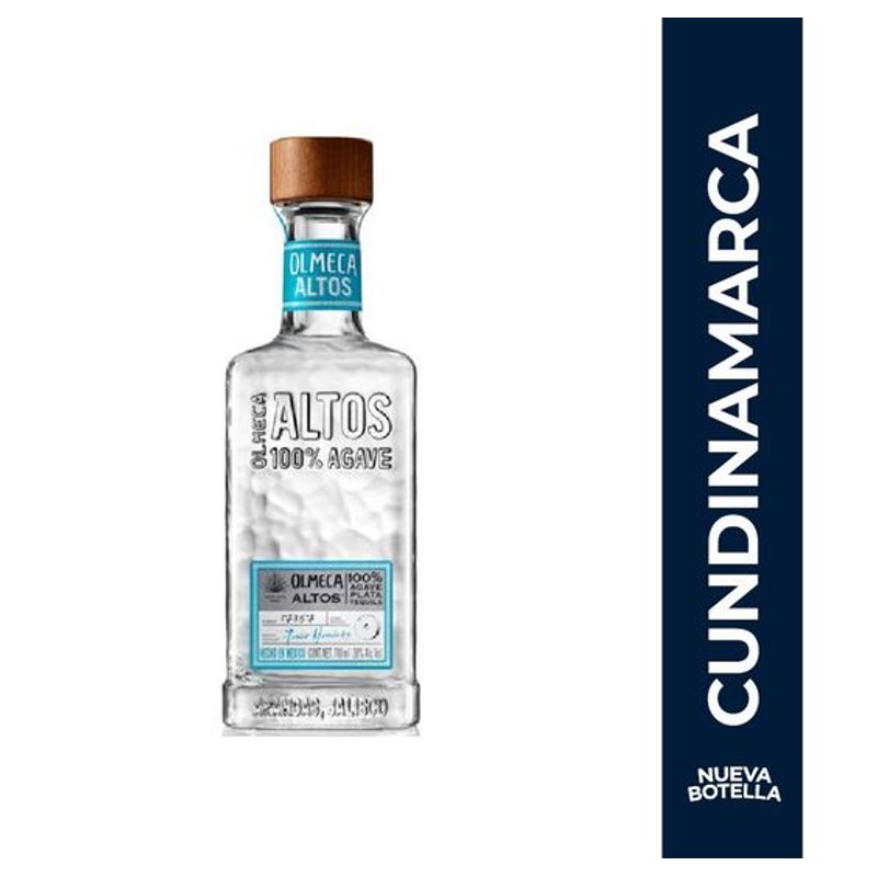 OLMECA - Tequila Olmeca Altos Plata 700 Ml