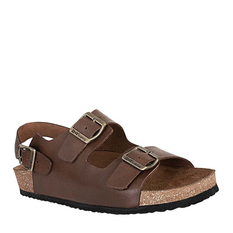 24 WALKS - Sandalia de Hombre marca 24 WALKS en Color CAFE   SANDSC-21