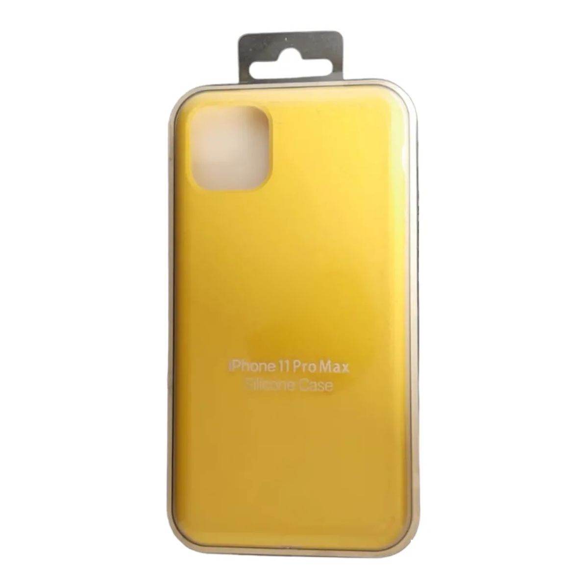 GENERICO - Forro Silicone Case compatible con Iphone 11 Pro Max Amarillo