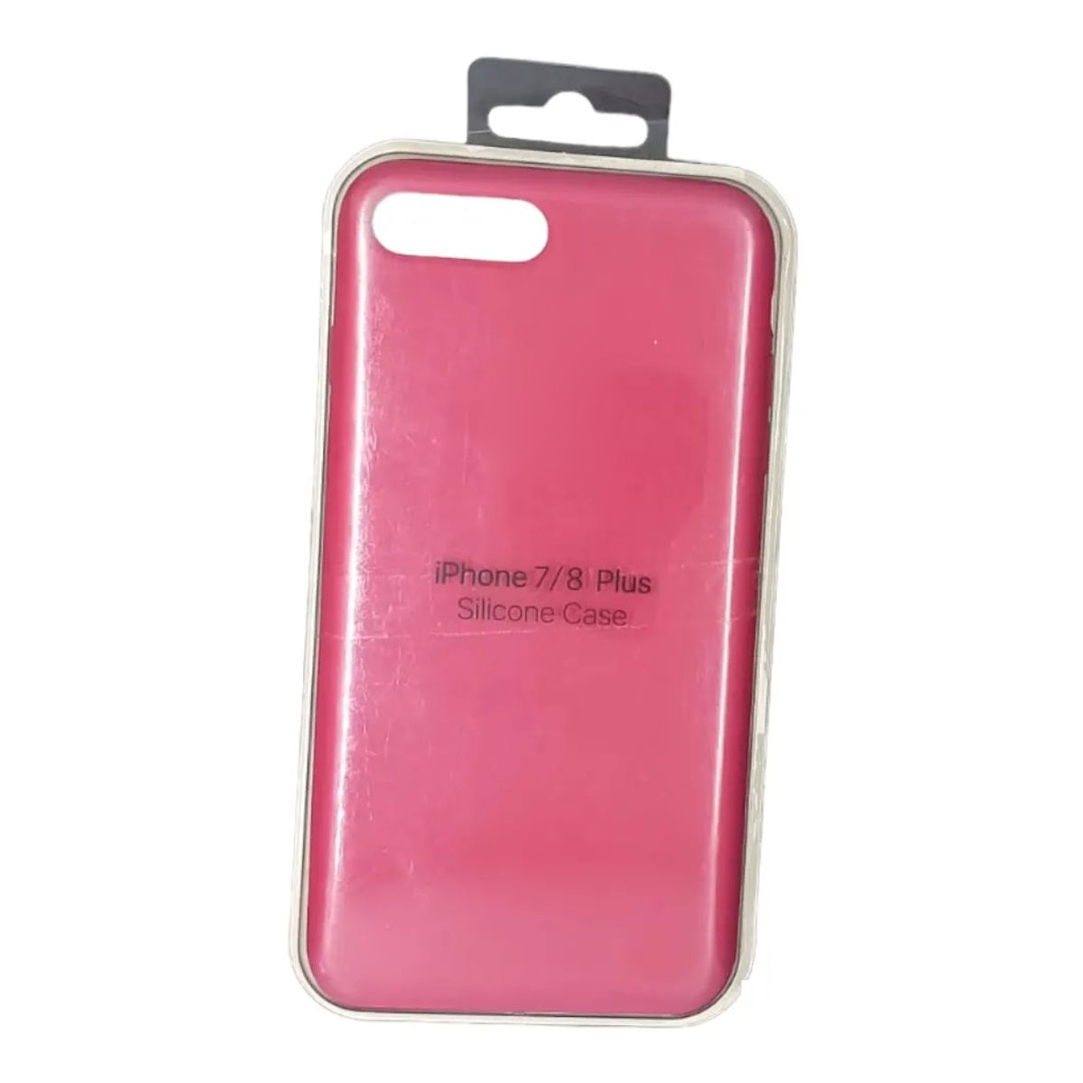 GENERICO - Forro Silicone Case Compatible con Iphone 78 Plus Vinotinto
