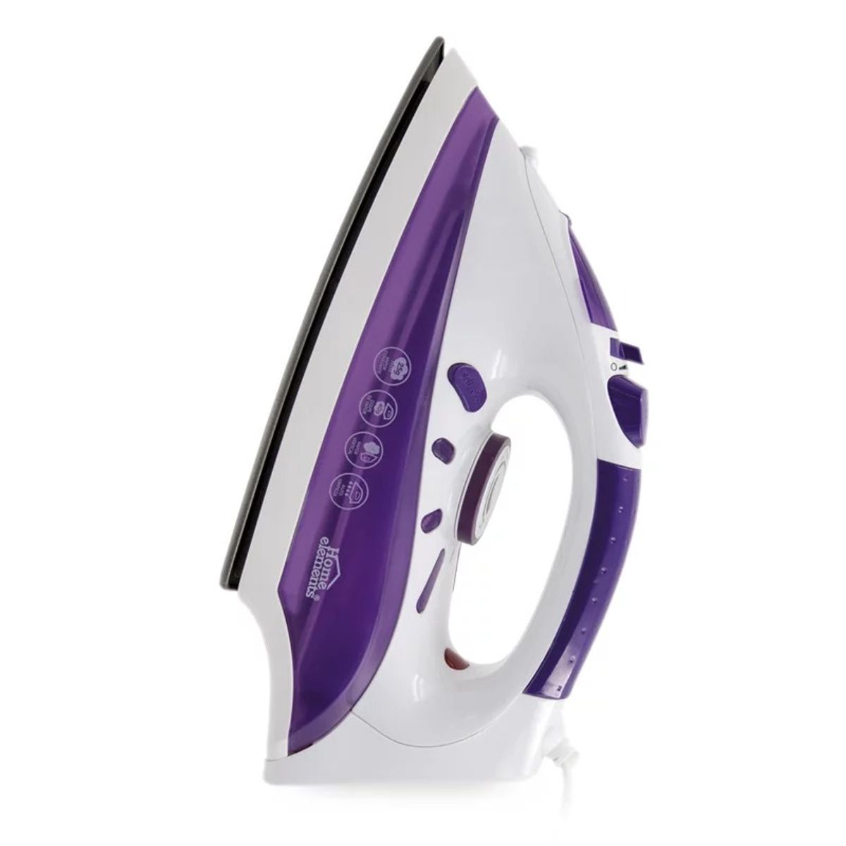HOME ELEMENTS - HE PLANCHA VAPOR Y SECO HELP-268 MORADA