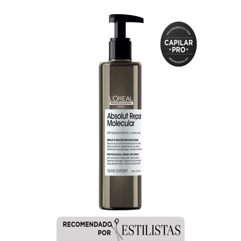 CROMANTIC - Tratamiento molecular reparador Absolut Repair Molecular Loreal professionnel 250 ml