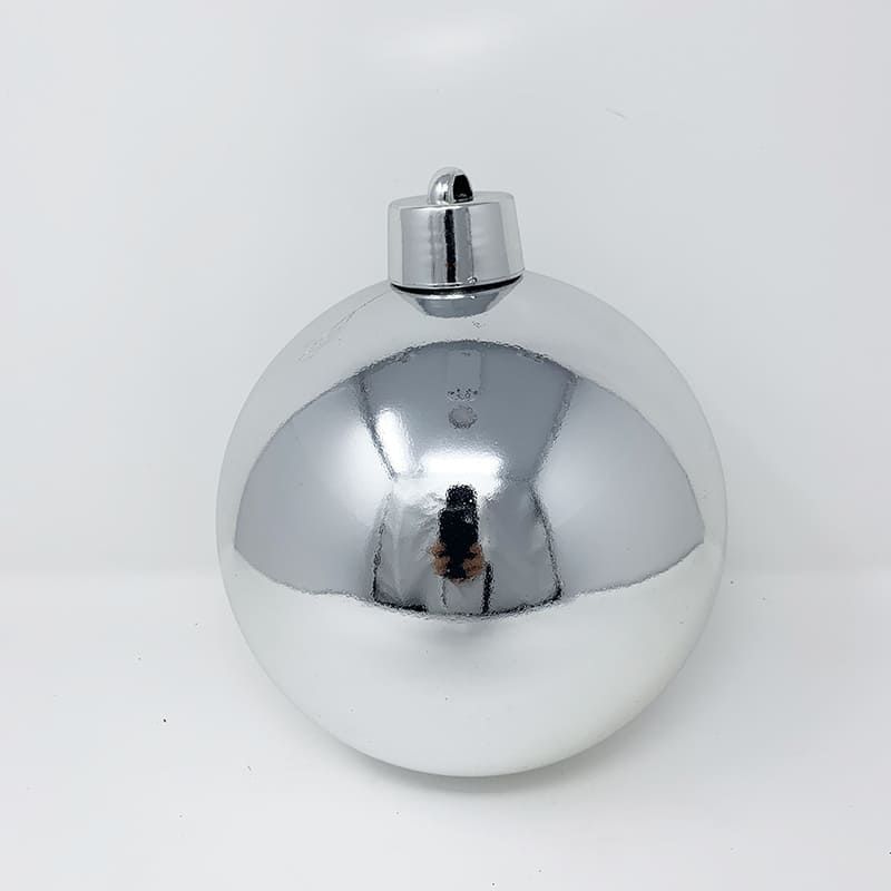 BURICA - BOLA BRILLANTE 20CM X 1PC PLATEADA