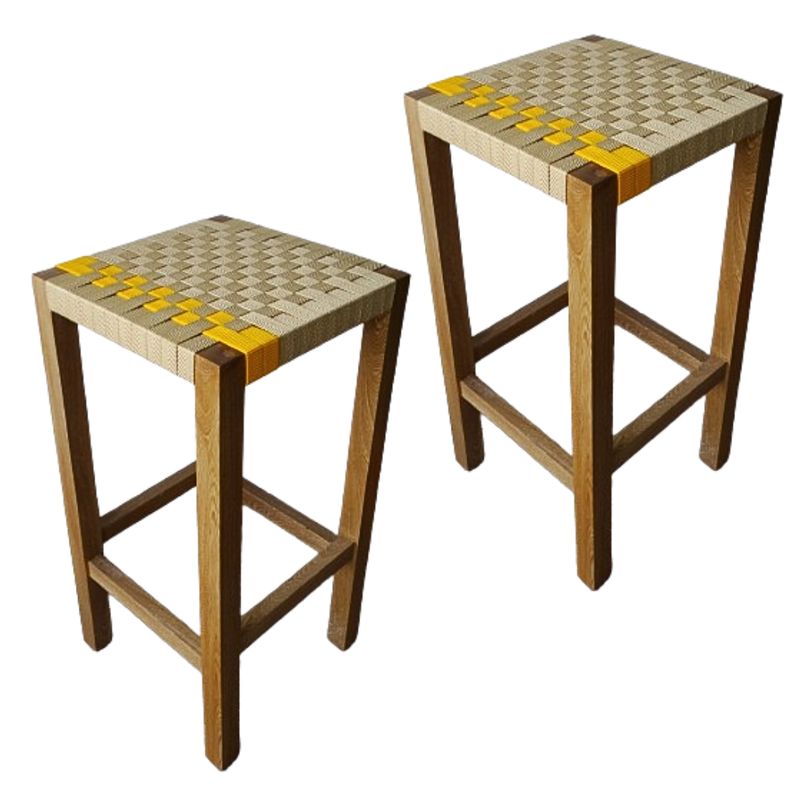 LEGNO COLOMBIA - Set 2 sillas de Bar Coleta con Amarillo Legno Colombia