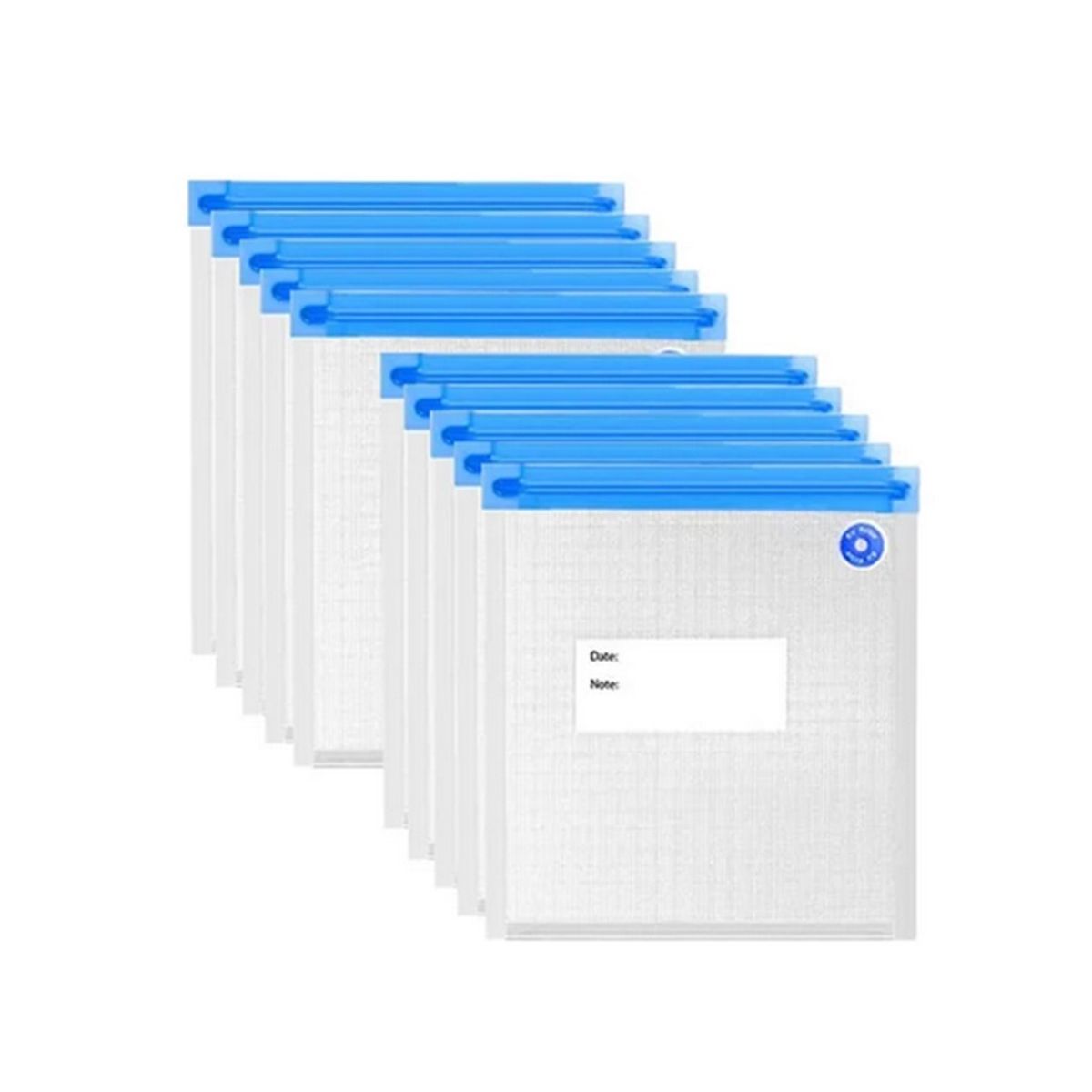 SISDATA - 10 Bolsas Al Vacio Para Alimentos 26x34cm Granos Carnes