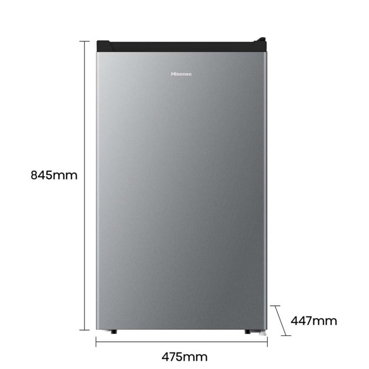 HISENSE - Minibar HISENSE Frost Congelador Superior 94 litros  Silver