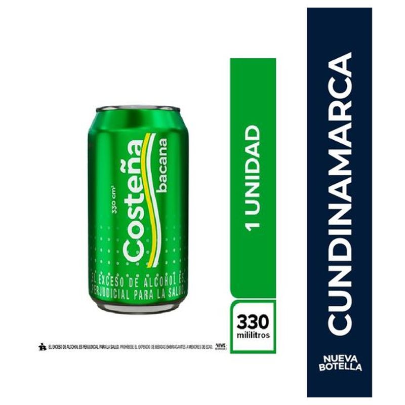 GENERICO - Cerveza Costeña Bacana Lata 330 Ml