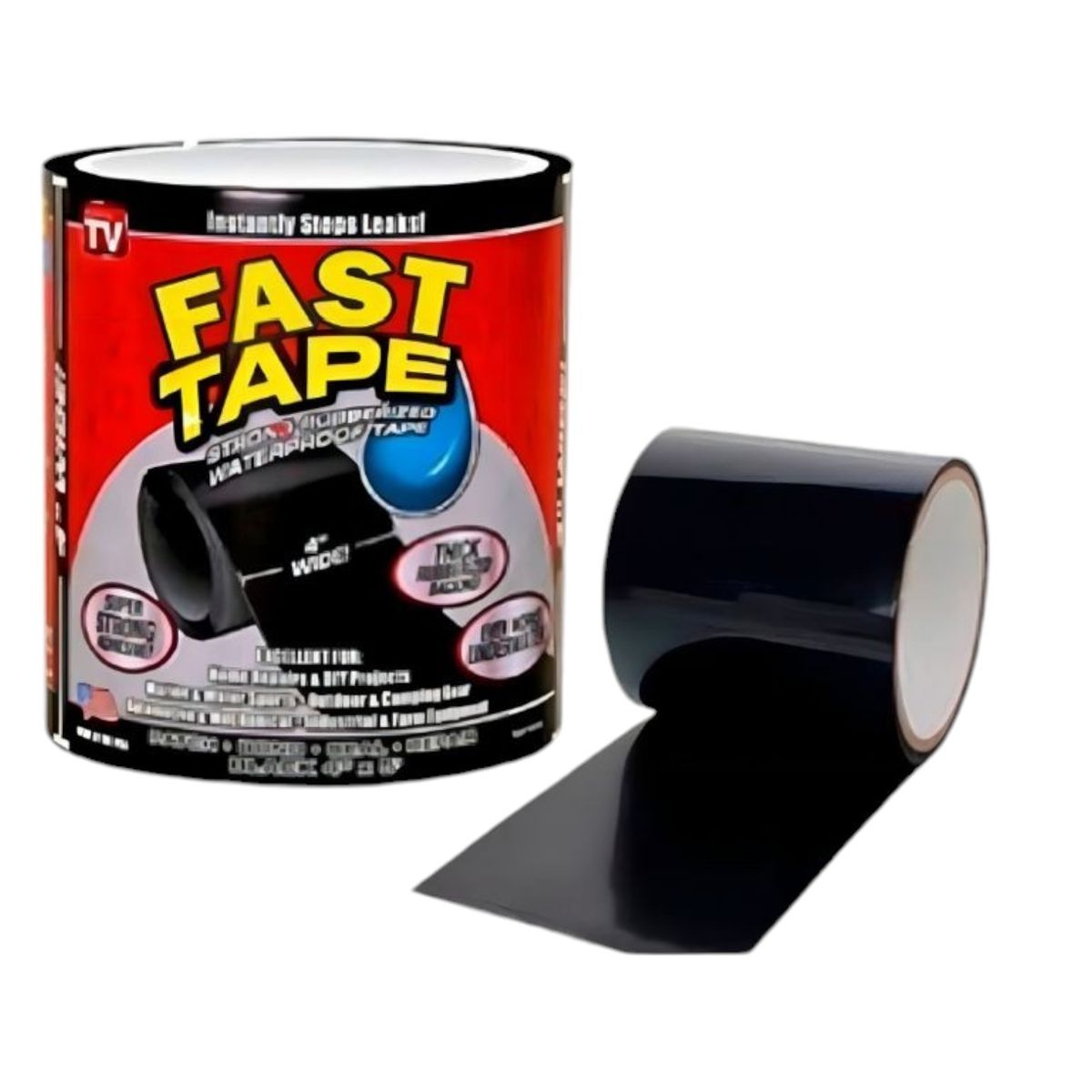 GENERICO - Fast Tape Cinta Adhesiva Ultrafuerte 150 Cm X 10 Cm