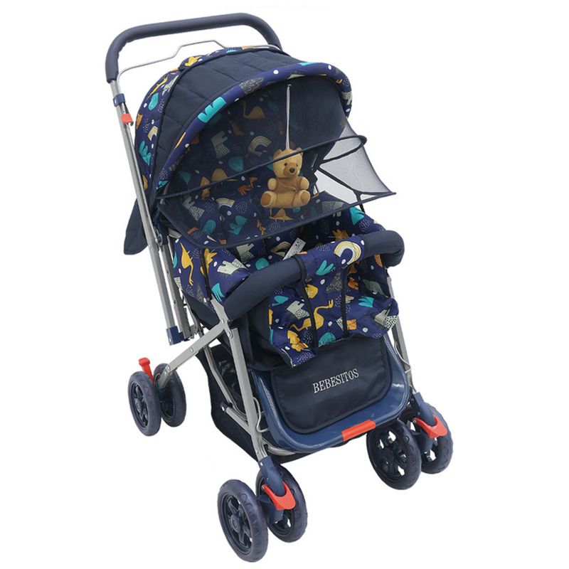 BEBESITOS - COCHE PARA BEBÉ REVERSIBLE ESTAMPADO MARCA BEBESITOS
