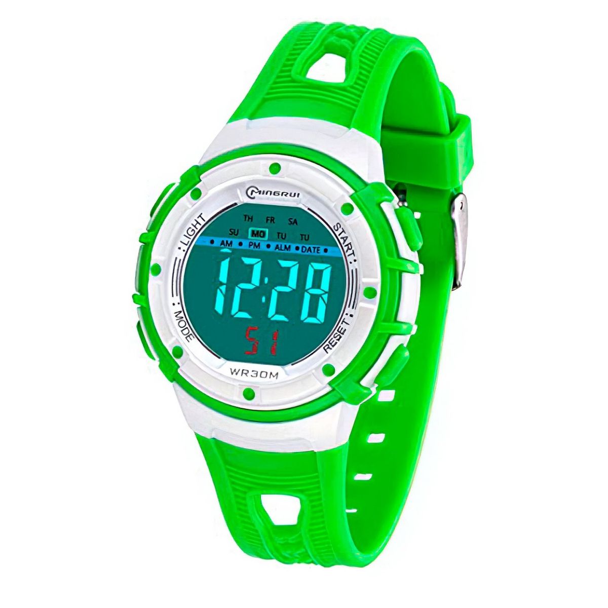 MINGRUI - Reloj Impermeable Niña Niños Digital Luz + Estuche.