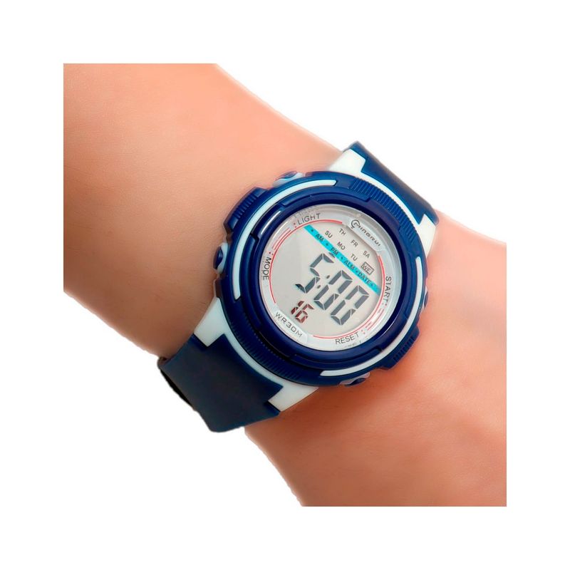 MINGRUI - Reloj Impermeable Niña Niños Digital Luz + Estuche