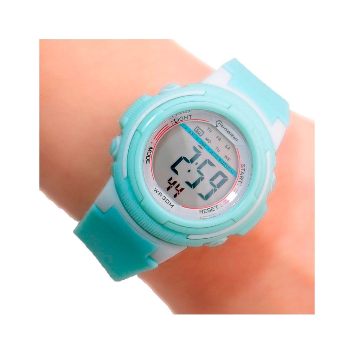 MINGRUI - Reloj Impermeable Niña Niños Digital Luz + Estuche.