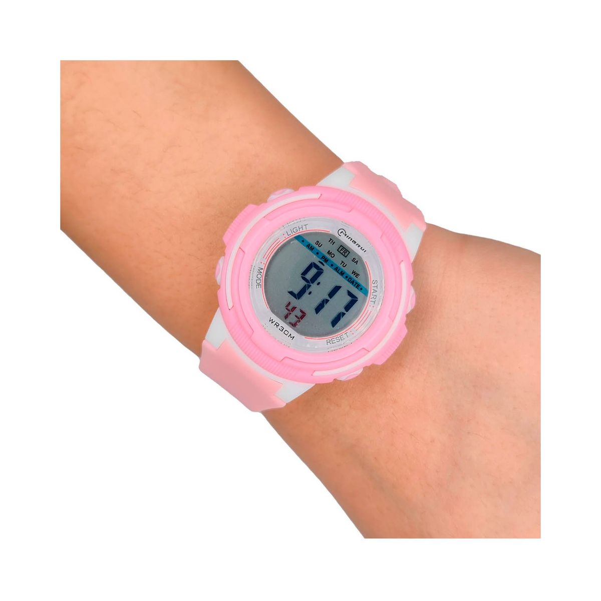 MINGRUI - Reloj Impermeable Niña Niños Digital Luz + Estuche.