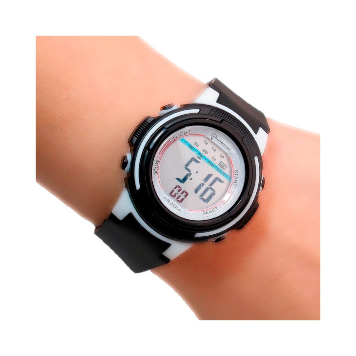 MINGRUI - Reloj Impermeable Niña Niños Digital Luz + Estuche.