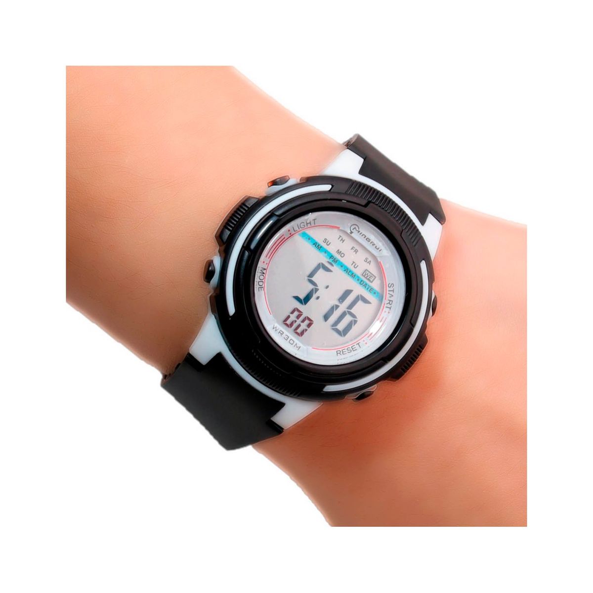 MINGRUI - Reloj Impermeable Niña Niños Digital Luz + Estuche.