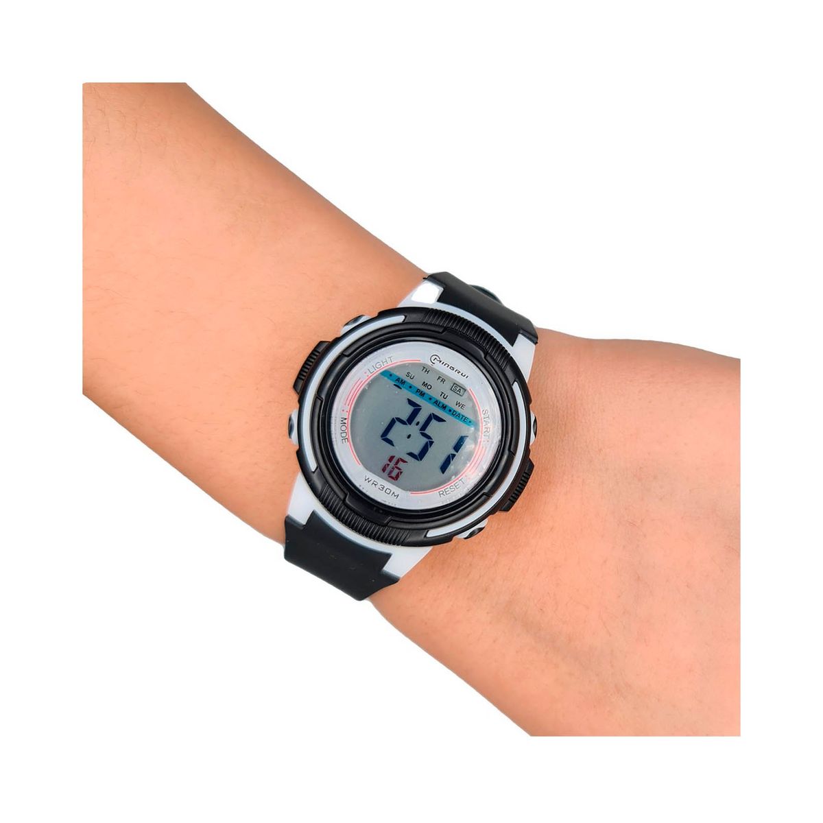 MINGRUI - Reloj Impermeable Niña Niños Digital Luz + Estuche.