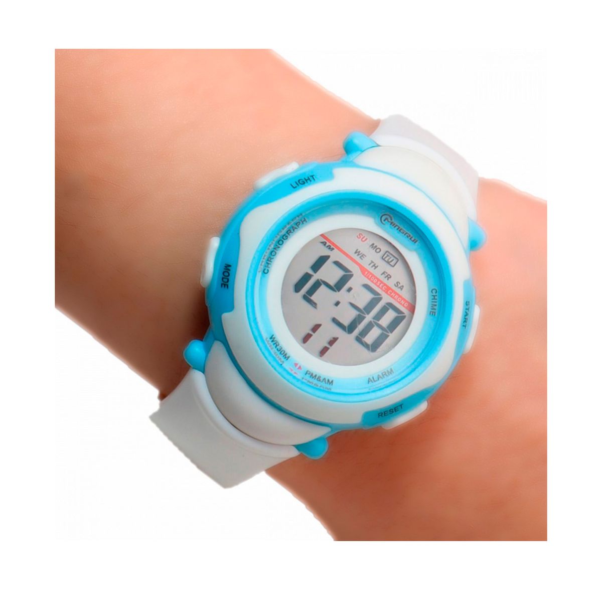 MINGRUI - Reloj Impermeable Niña Niños Digital Luz + Estuche.