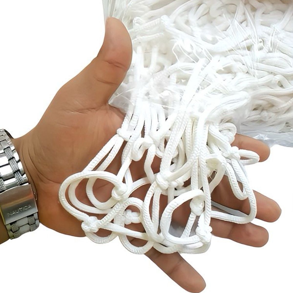 GENERICO - Malla Arcos Microfutbol Futsal Par Grosor 5 Tipo Cabaña