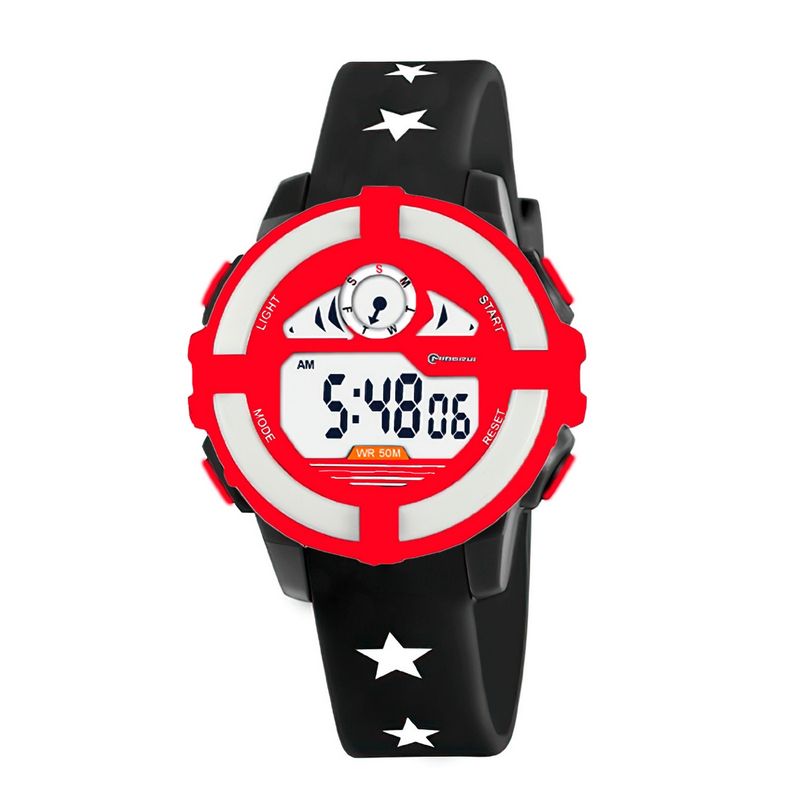 MINGRUI - Reloj Impermeable Niña Niños Digital Luz + Estuche.