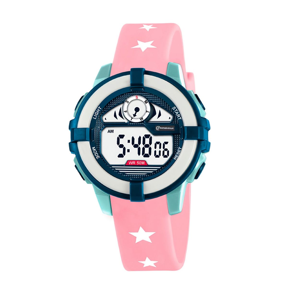 MINGRUI - Reloj Impermeable Niña Niños Digital Luz + Estuche.