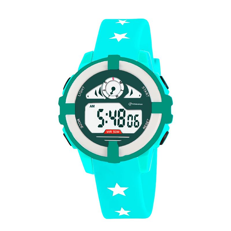 MINGRUI - Reloj Impermeable Niña Niños Digital Luz + Estuche.