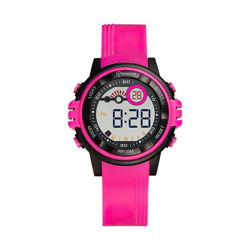MINGRUI - Reloj Impermeable Niña Niños Digital Luz + Estuche.