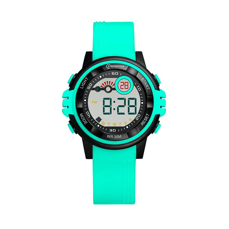 MINGRUI - Reloj Impermeable Niña Niños Digital Luz + Estuche.