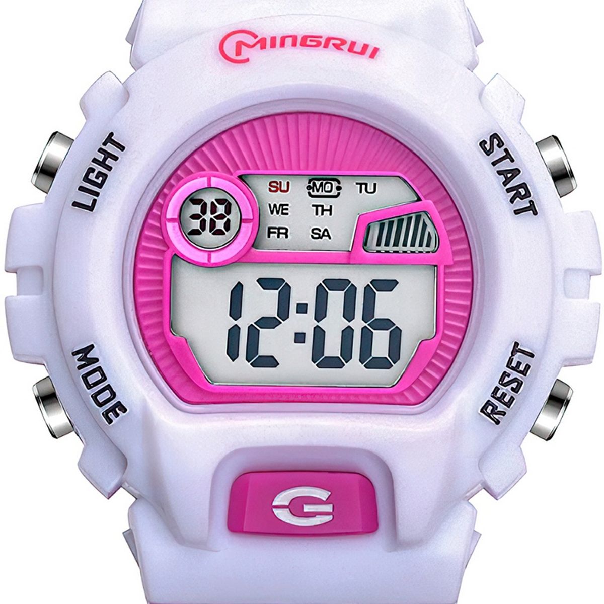 MINGRUI - Reloj Impermeable Niña Niños Digital Luz + Estuche