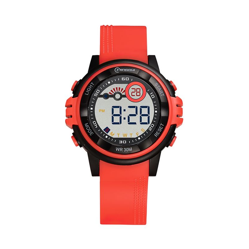 MINGRUI - Reloj Impermeable Niña Niños Digital Luz + Estuche