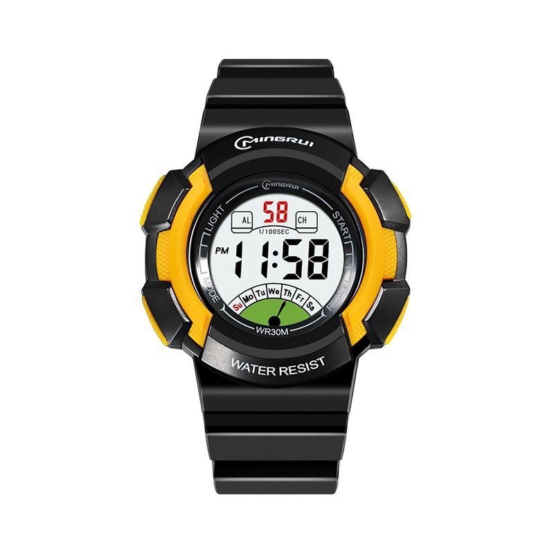 MINGRUI - Reloj Impermeable Niña Niños Digital Luz + Estuche