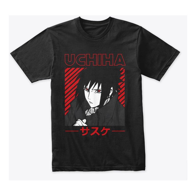 ANONIMO - Camiseta Sasuke Uchiha Poster Camisa