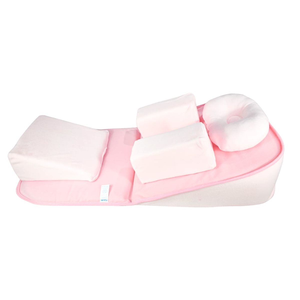 PRIMORDIAL - Colchón antireflujo rosa para bebé