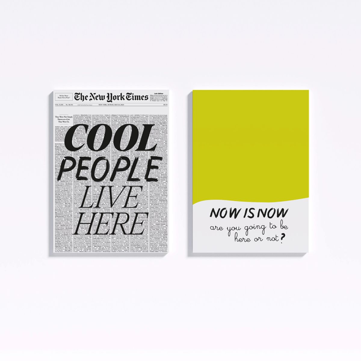 GAMA DIGITAL - Cuadros decorativos Set Cool people