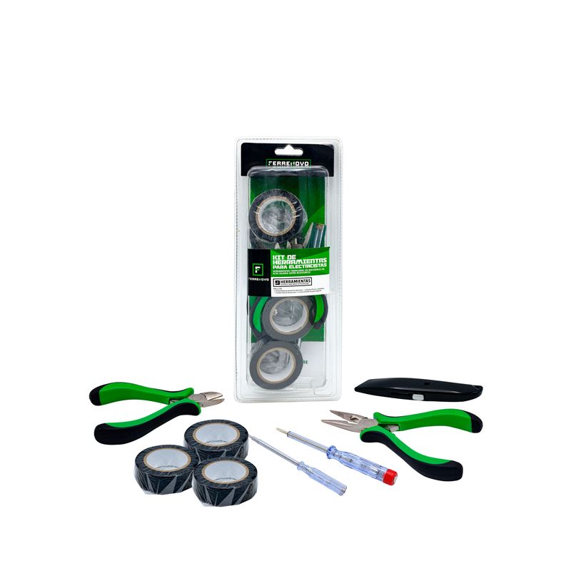 FERRENOVO - Kit de Herramientas para Electricistas Ferrenovo 9 Piezas