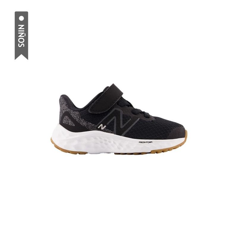 NEW BALANCE - Tenis New Balance Fresh Foam Arishi Niño-Blanco/Naranja