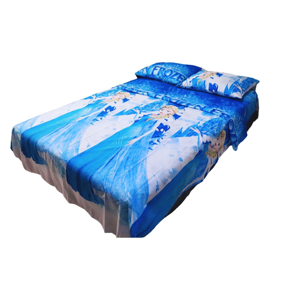GENERICO - Juego de sabanas Queen  - Frozen Elsa