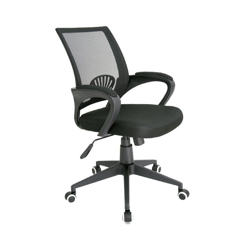 GENERICO - Silla Oficina Tripoli Operativa Negra Soporte Lumbar - Mobili shop