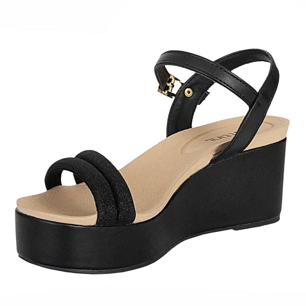 FRATTINI - Plataforma de Mujer marca FRATTINI en Color NEGRO  / SAND.8407121