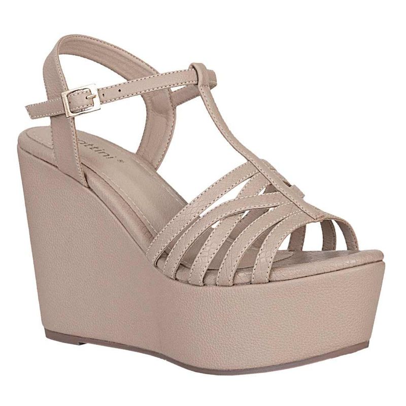 FRATTINI - Plataforma de Mujer marca FRATTINI en Color TAUPE   SANDT071