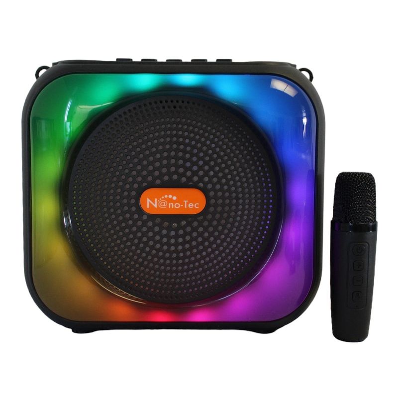 GENERICO - Parlante Portatil Recargable con Microfono y Radio FM