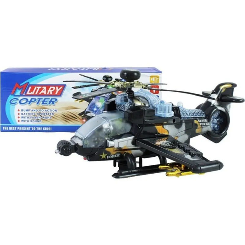 JUGUETERIA EXPRESS - Helicoptero Avion Juguete Con Luces Sonido Y Movimiento
