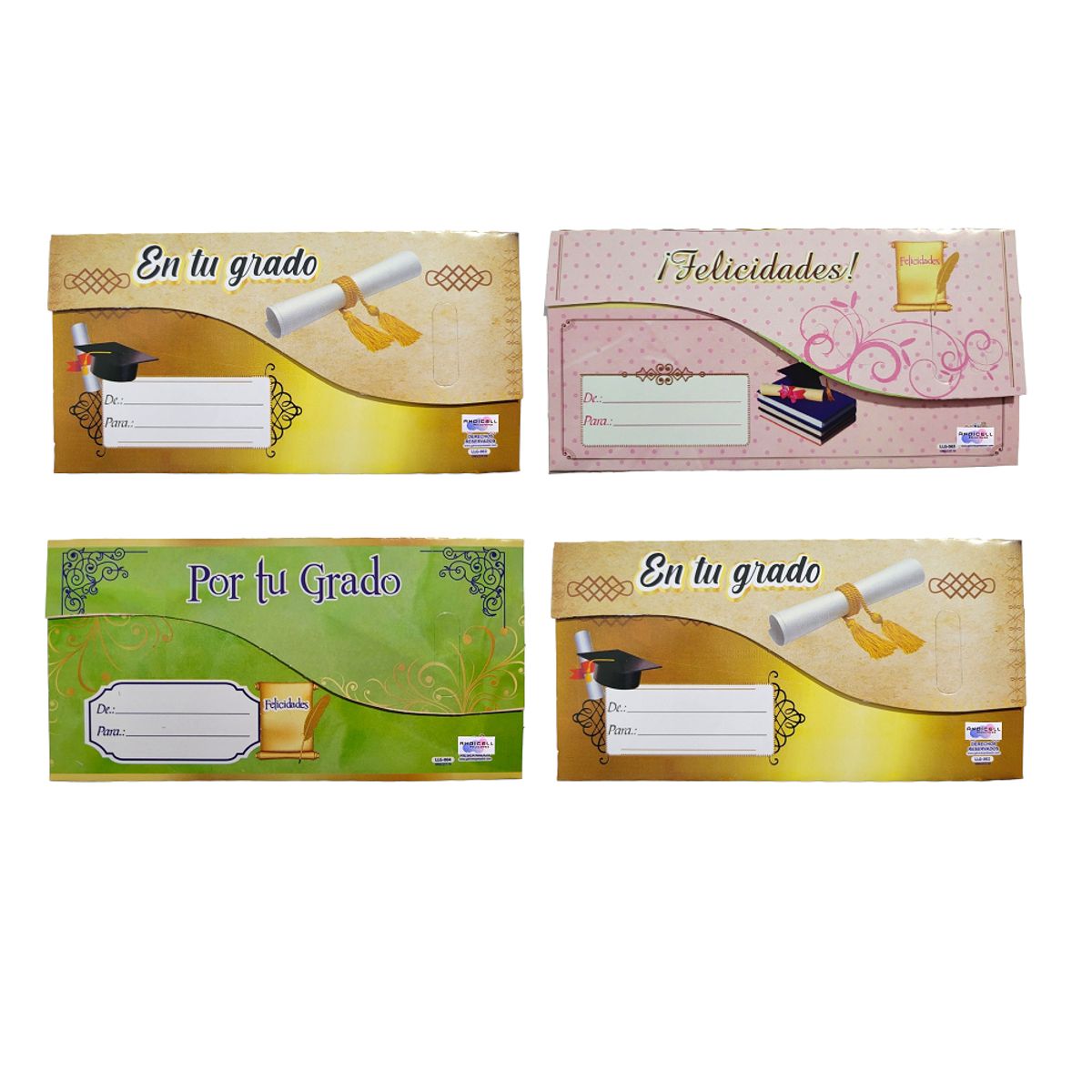 GENERICO - Lluvia de Sobres Grado Paquete x 4 Sobres